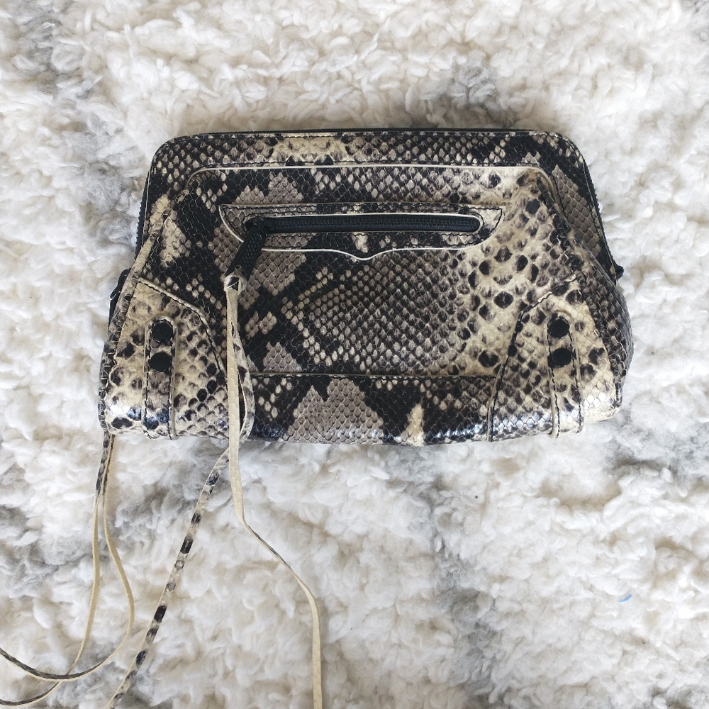 Rebecca Minkoff Snakeskin Clutch